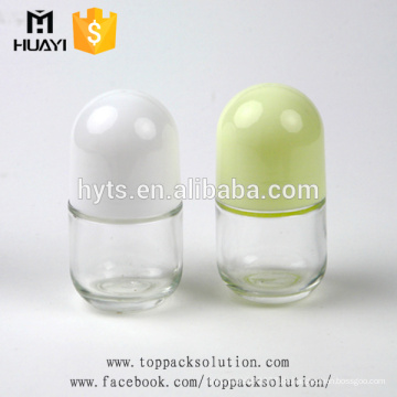 Klarer Plastikrollenball 50ml Deodorantglasflaschenhersteller für Verkauf